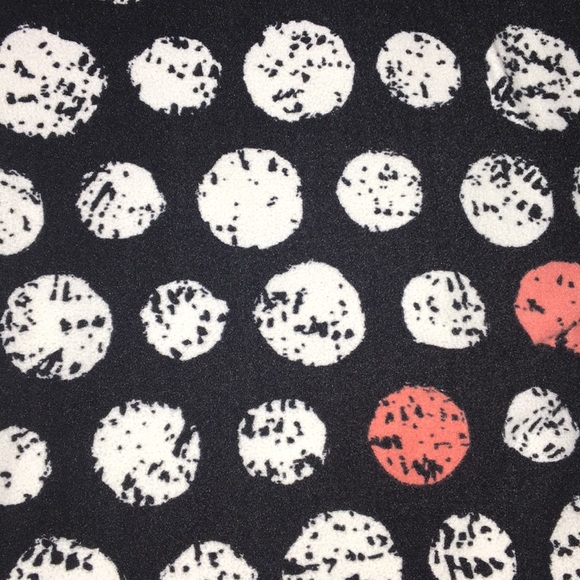 LuLaRoe OS One Size Leggings | Black Red & White - Picture 2 of 3
